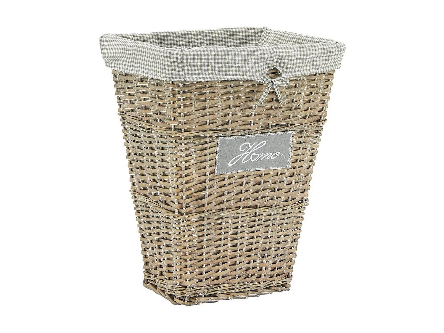 Cesto per la biancheria in vimini e cotone Home