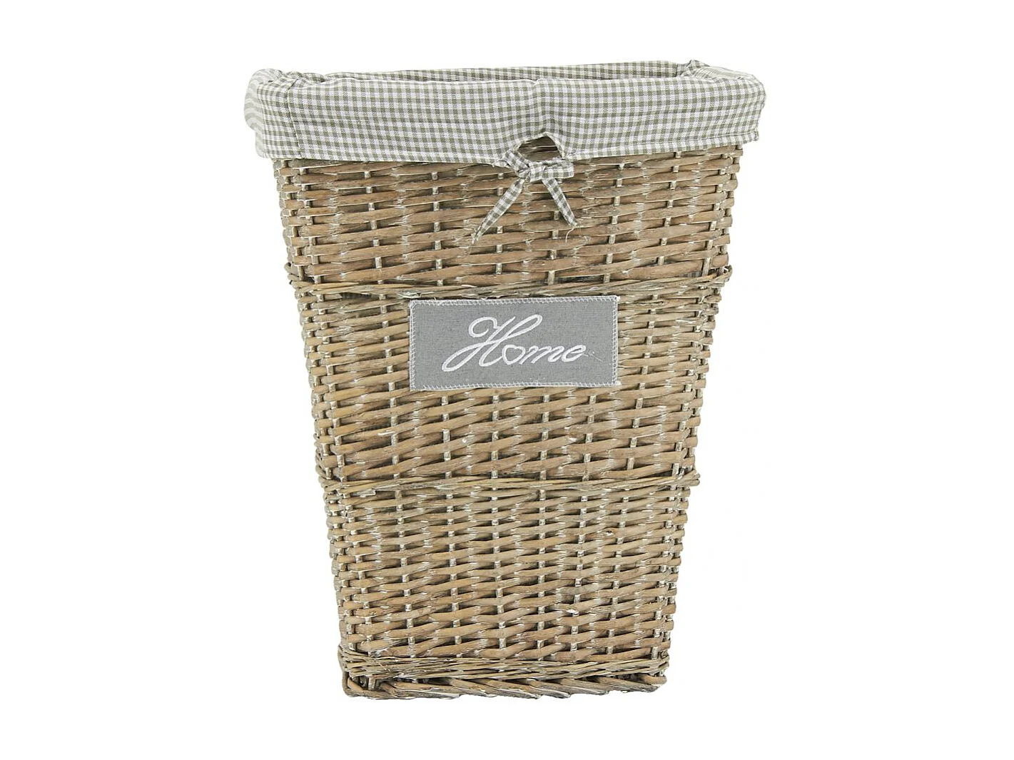 Cesto per la biancheria in vimini e cotone Home