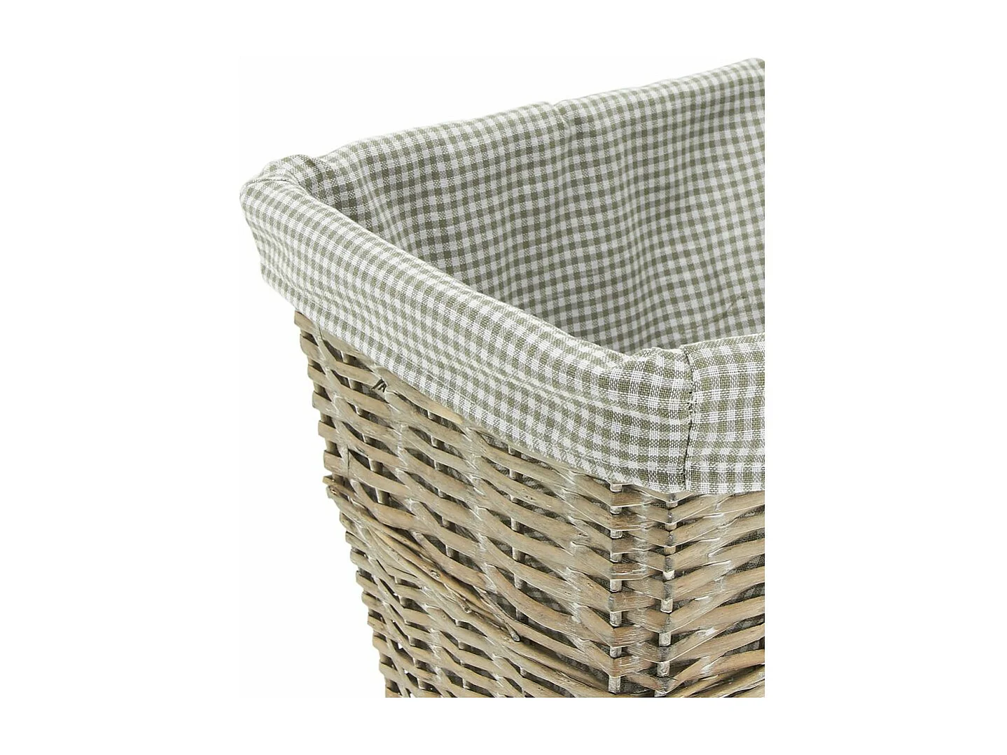 Cesto per la biancheria in vimini e cotone Home