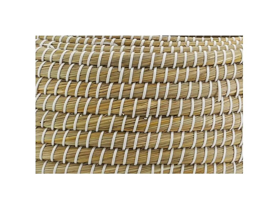 Coffres poire en jonc de mer (Lot de 2)