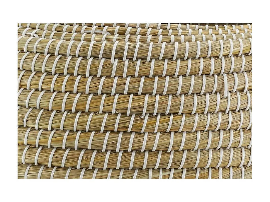 Coffres poire en jonc de mer (Lot de 2)