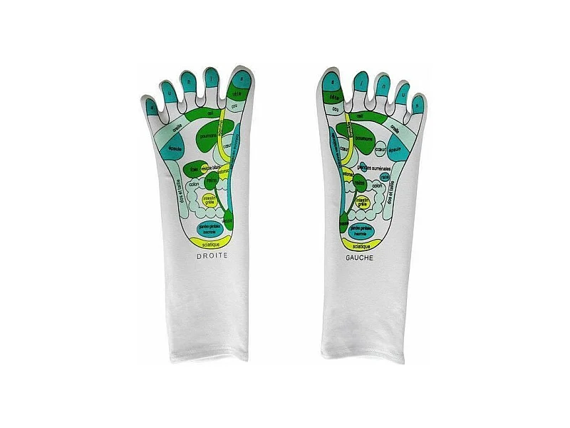 Calcetines hidratantes de reflexología y spa (par)