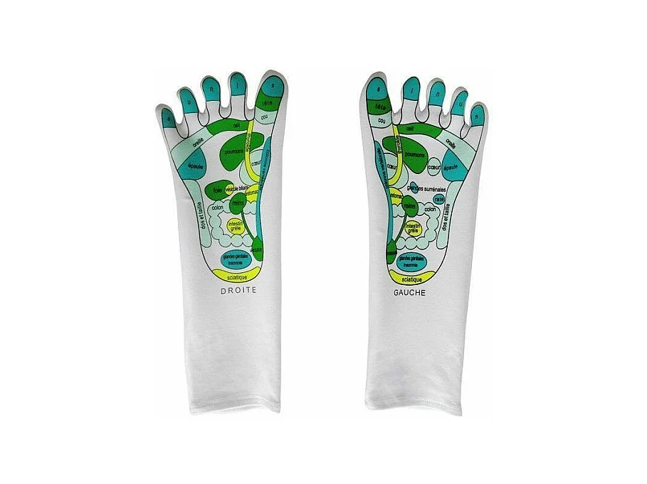 Calzini idratanti per riflessologia e terme (coppia)