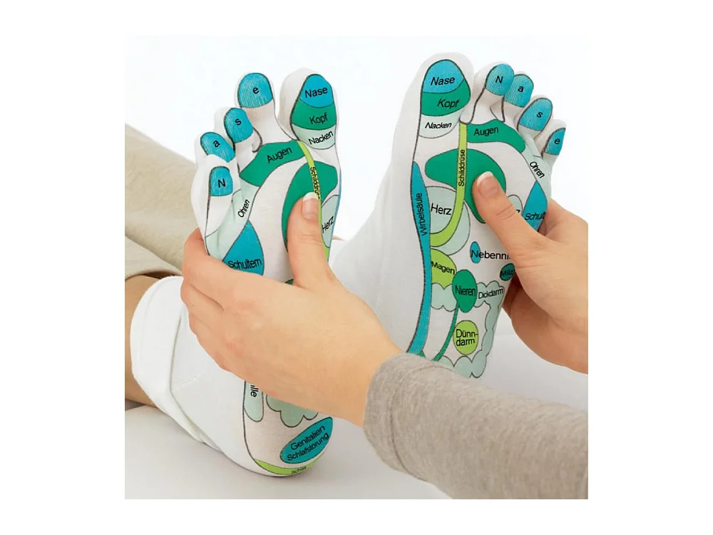 Calzini idratanti per riflessologia e terme (coppia)