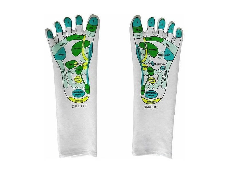 Calzini idratanti per riflessologia e terme (coppia)