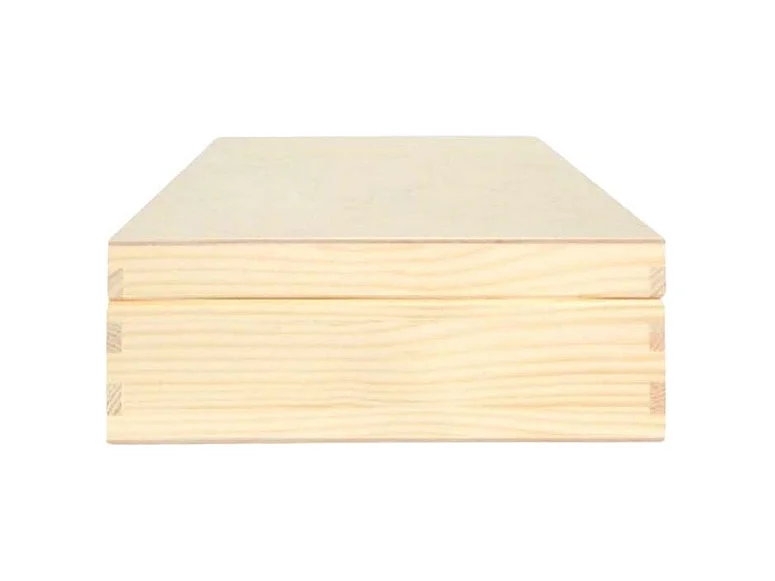 Boite à thé 12 compartiments en pin