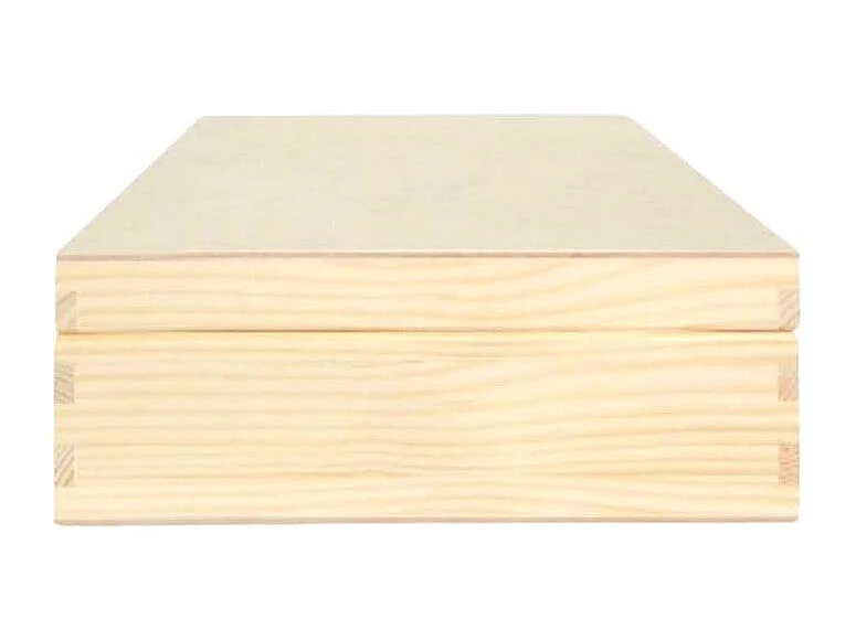 Boite à thé 12 compartiments en pin