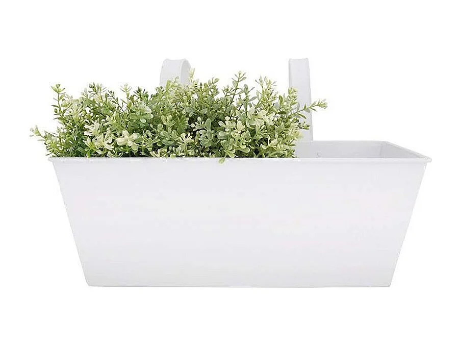 Jardinière balcon en zinc à suspendre