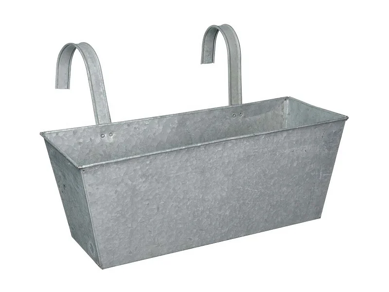 Jardinera de balcón de zinc para colgar