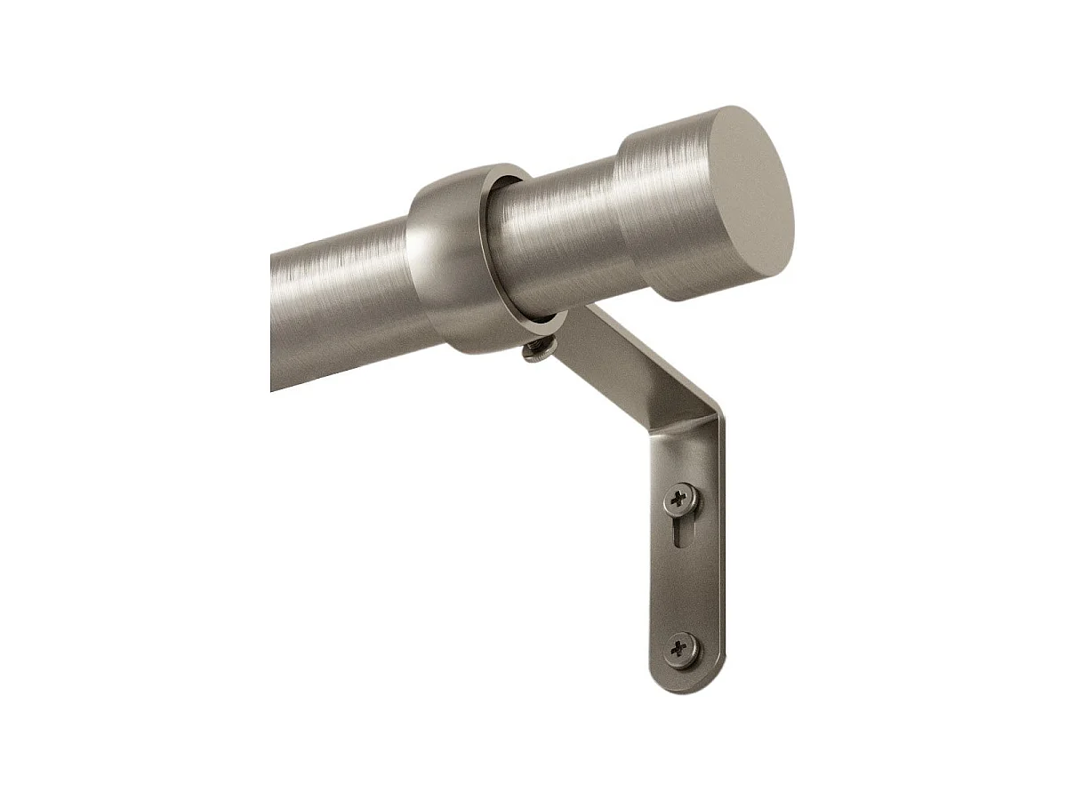Tringle à rideaux nickel Cappa Simple