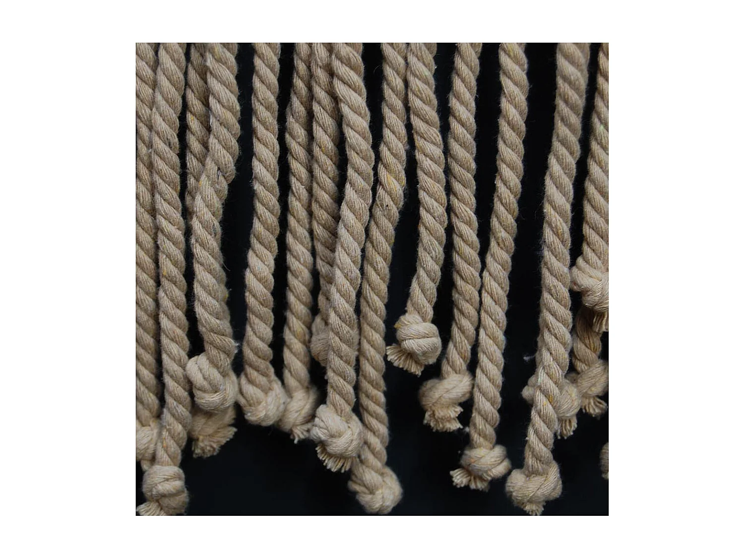 Rideau de porte en corde naturel Toulon 100 x 230 cm