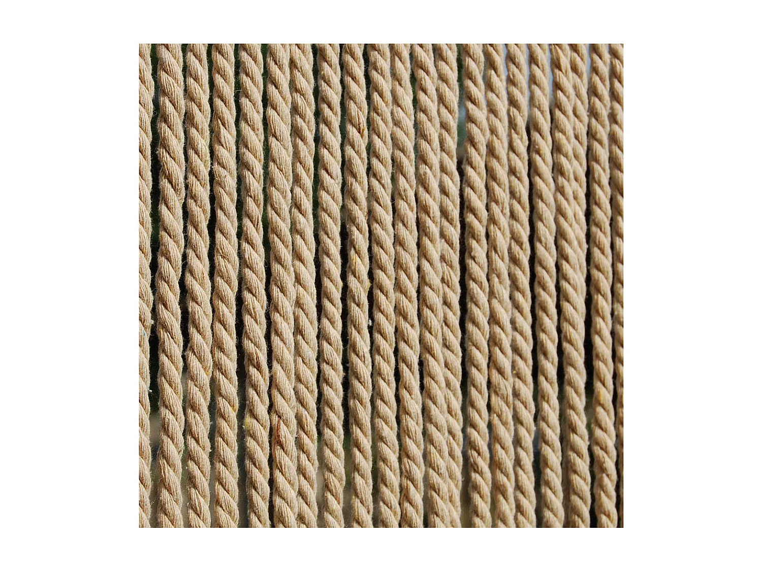 Rideau de porte en corde naturel Toulon 100 x 230 cm