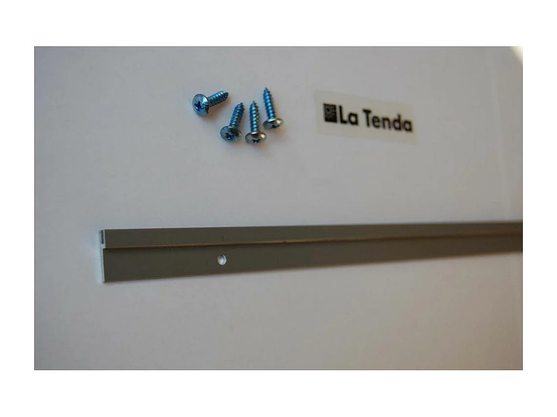 Rideau de porte en aluminium Alusa  brun et bronze 100 x 230 cm