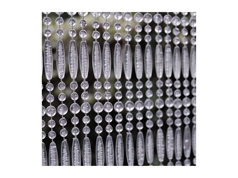 Türvorhang aus durchsichtigen Perlen "Fréjus"