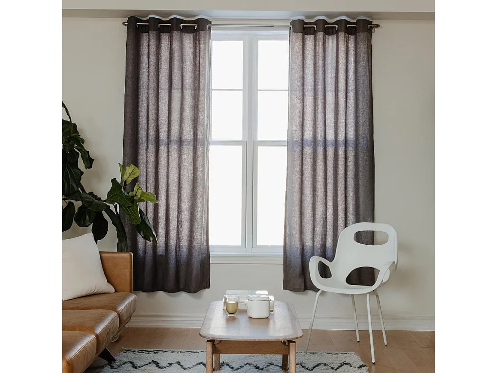 Tringle à rideaux nickel mat Twilight 121,9 à 223.5 cm