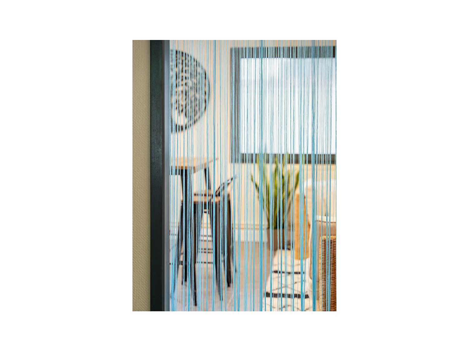 Rideau fil de porte en polyester