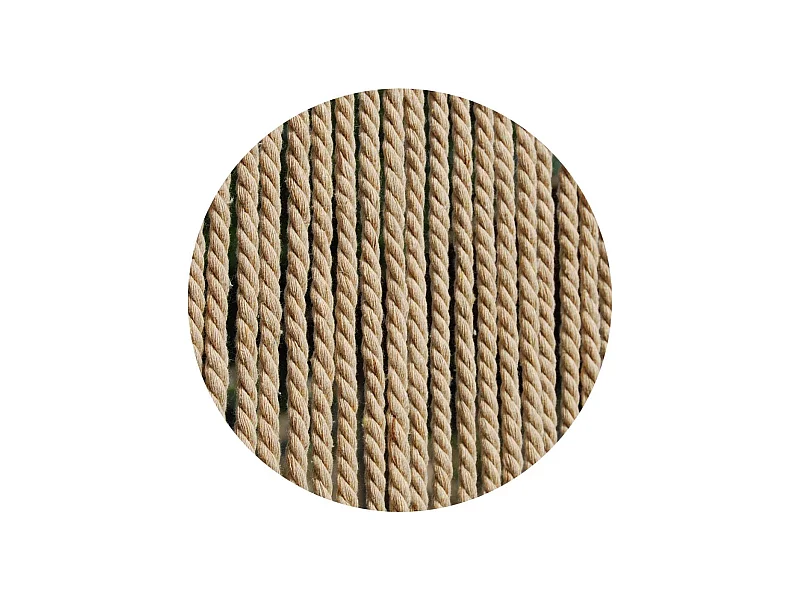 Rideau de porte en corde naturel Toulon 90 x 210 cm