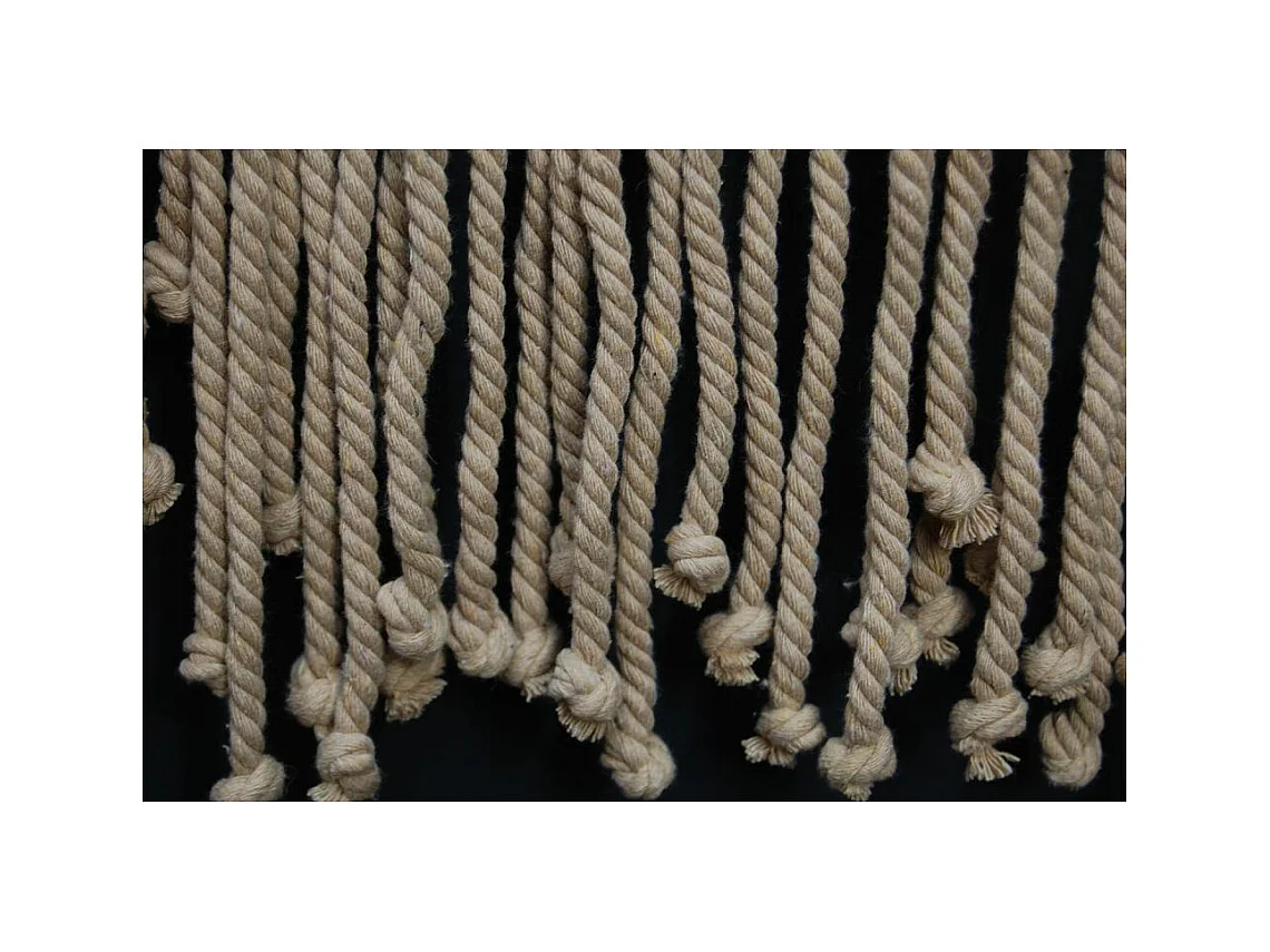 Rideau de porte en corde naturel Toulon 90 x 210 cm