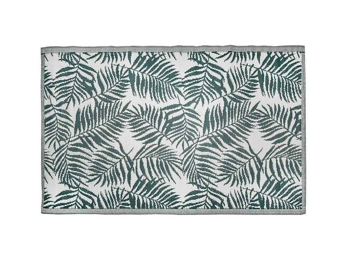 Tapis d'extérieur en polypropylène 120 x 180 cm Exotique - Vert