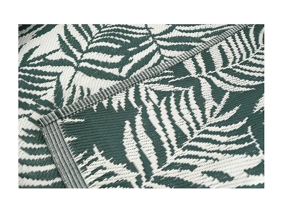 Tapis d'extérieur en polypropylène 120 x 180 cm Exotique - Vert