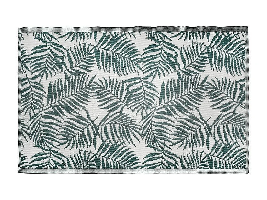 Tapis d'extérieur en polypropylène 120 x 180 cm Exotique - Vert