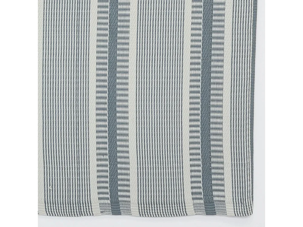 Tapis d'extérieur en polypropylène 120 x 180 cm Ethnique - Gris
