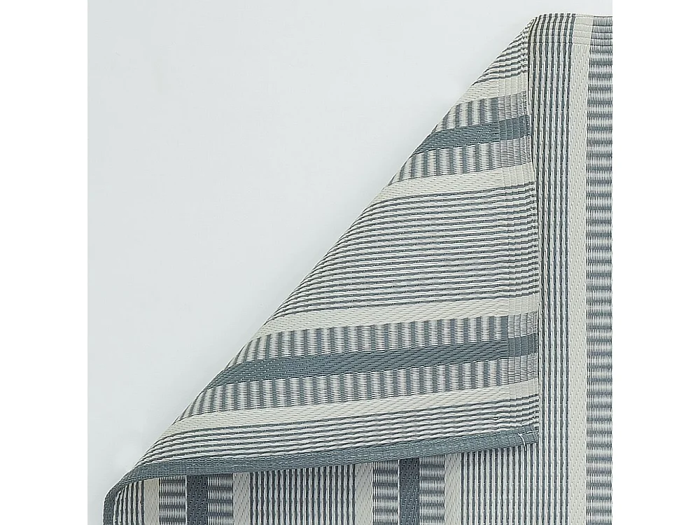 Polypropylen-Teppich für den Außenbereich 120 x 180 cm Ethnisch - Grau