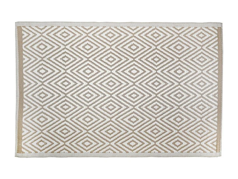 Tappeto per esterni in polipropilene 120 x 180 cm Diamond - Beige