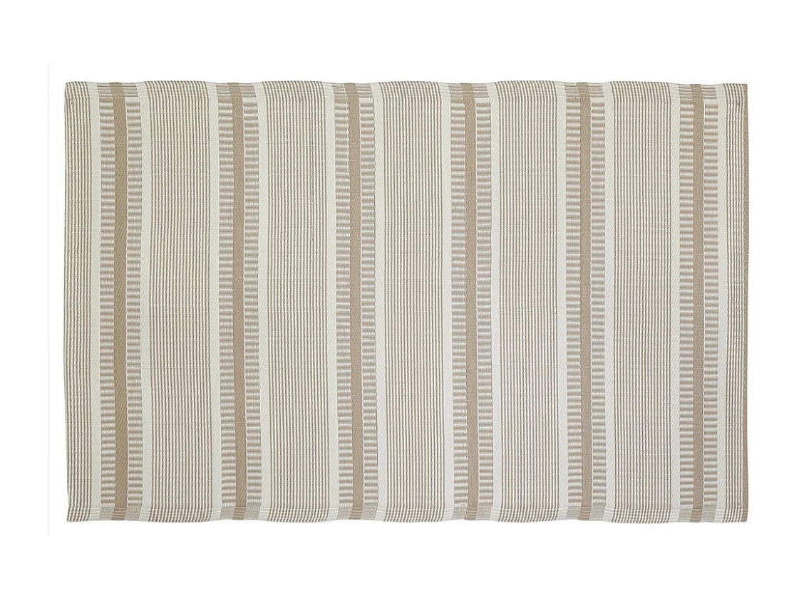 Tapis d'extérieur en polypropylène 120 x 180 cm Ethnique - Beige