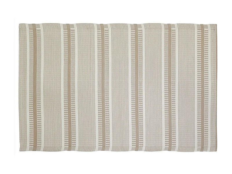 Tapis d'extérieur en polypropylène 120 x 180 cm Ethnique - Beige