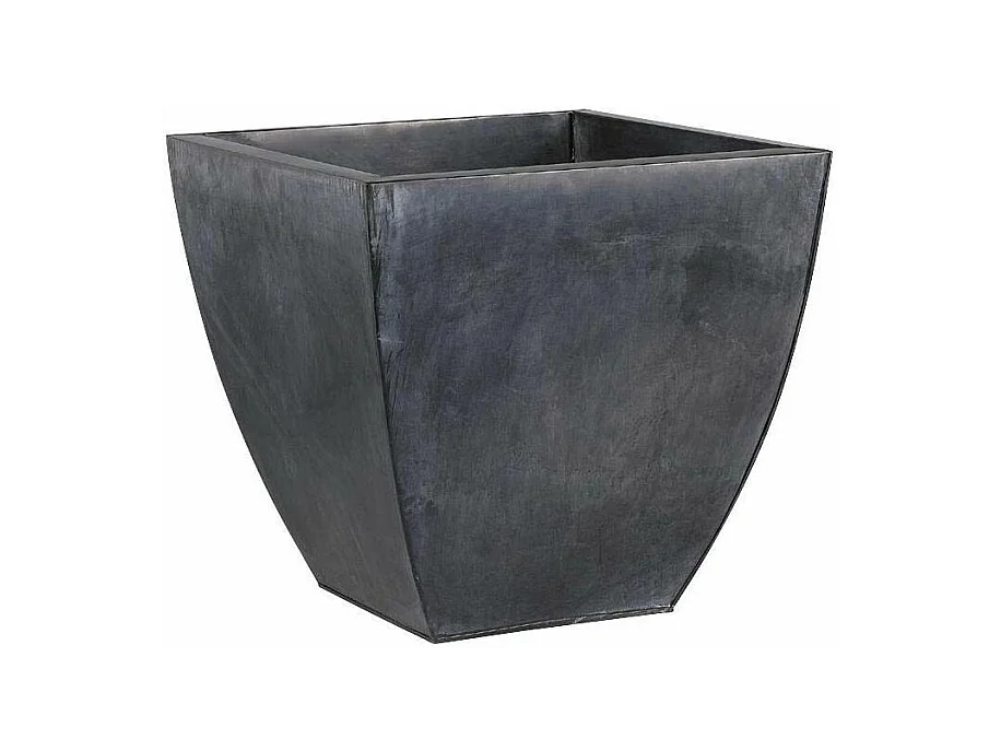 Cache pot en zinc noir (Lot de 3)