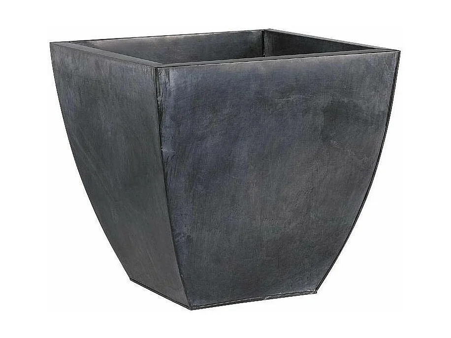 Übertopf aus schwarzem Zink (3-stück)