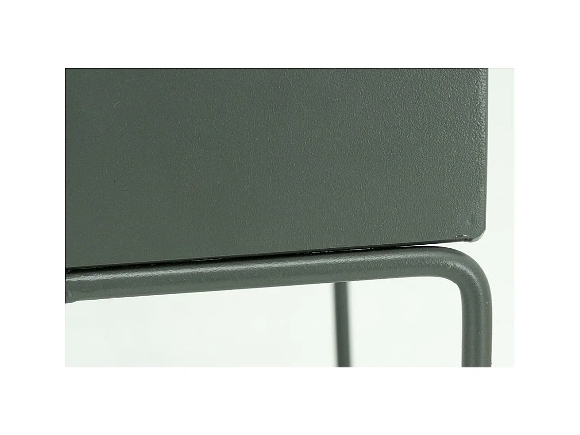 Sellettes de jardin en métal (Lot de 2) Carré