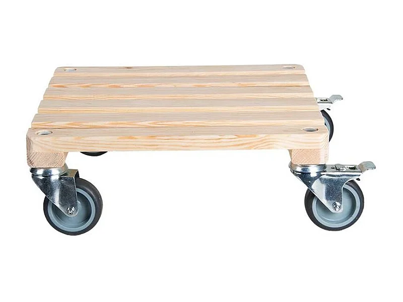 Support à roulettes pot de fleurs spécial charge lourde Carré