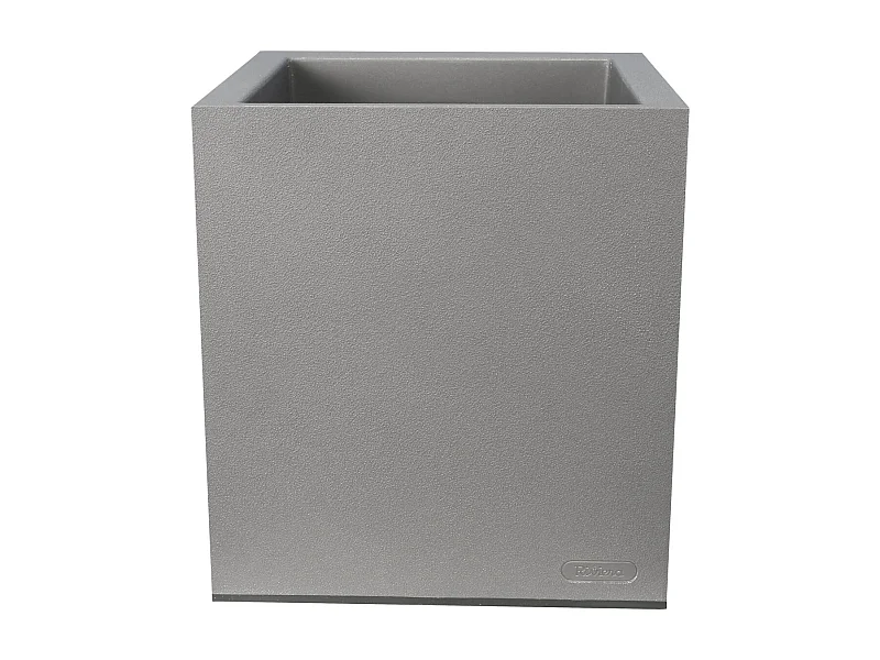 Quadratischer Topf aus Kunststoff mit Granit Optik 30 cm