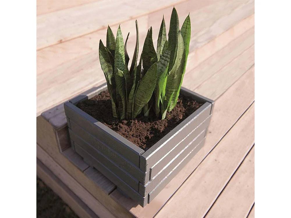 Bac à fleurs en pin traité First 27 litres