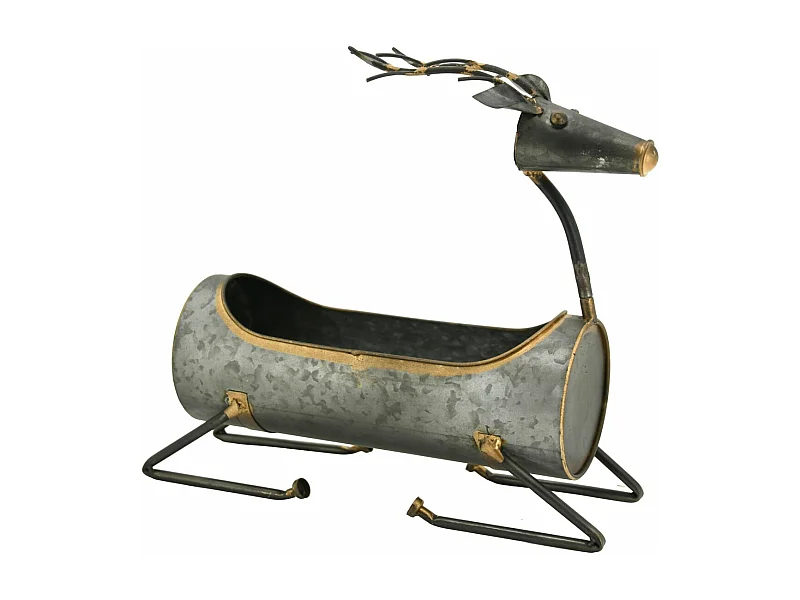 Jardinière en métal Cerf