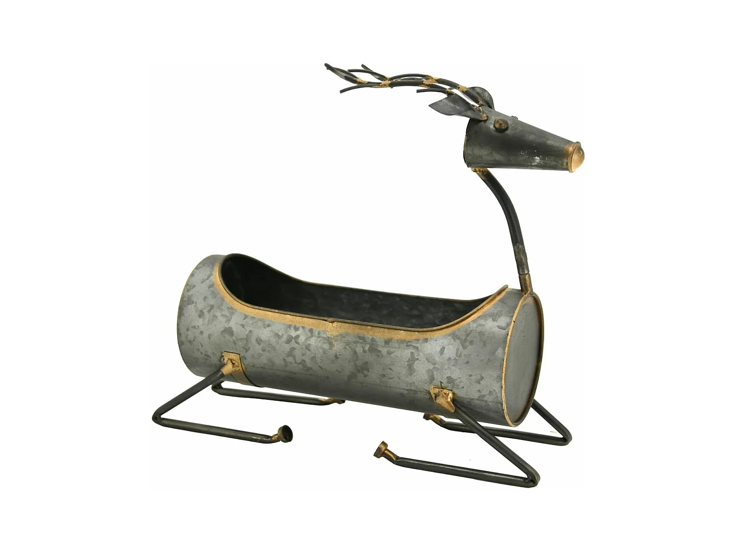 Jardinière en métal Cerf