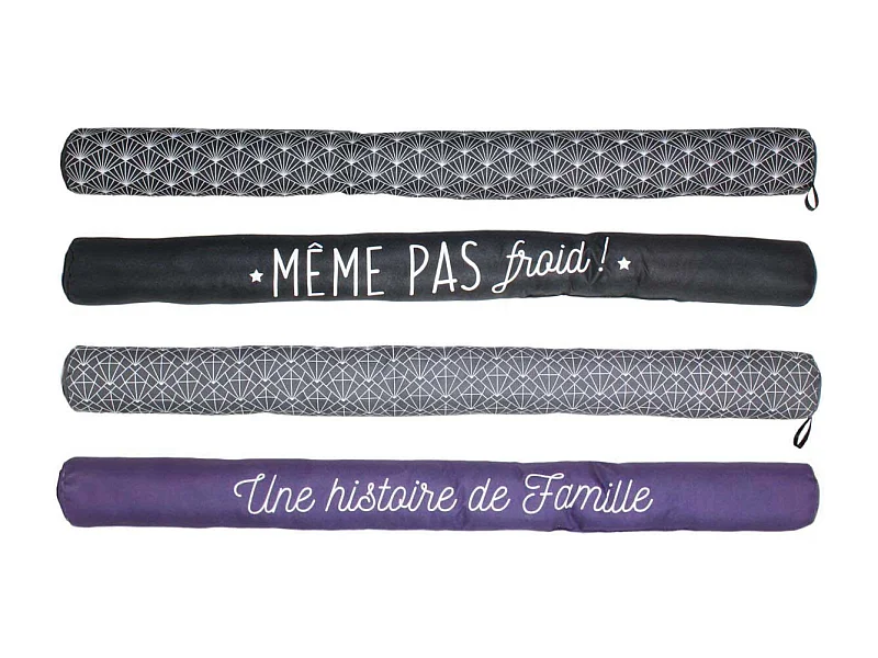 Boudin de porte avec illustrations 80 cm 4 modèles assortis