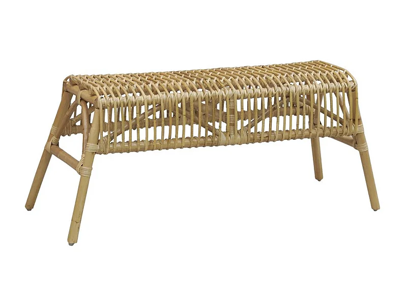 Banc en rotin naturel Keith