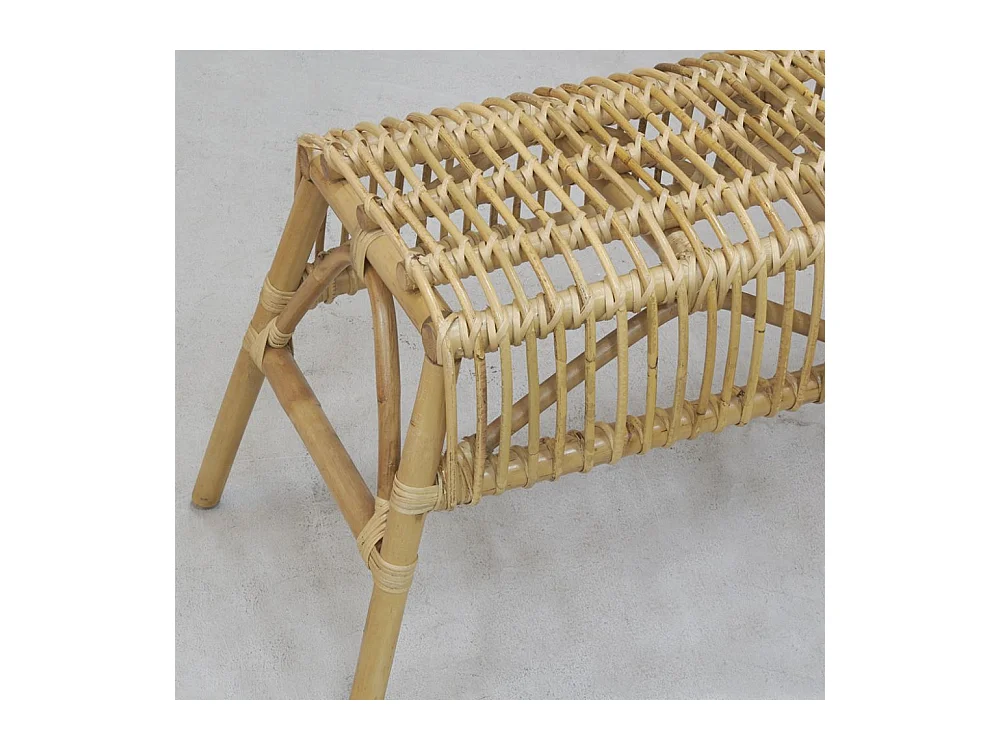 Banc en rotin naturel Keith