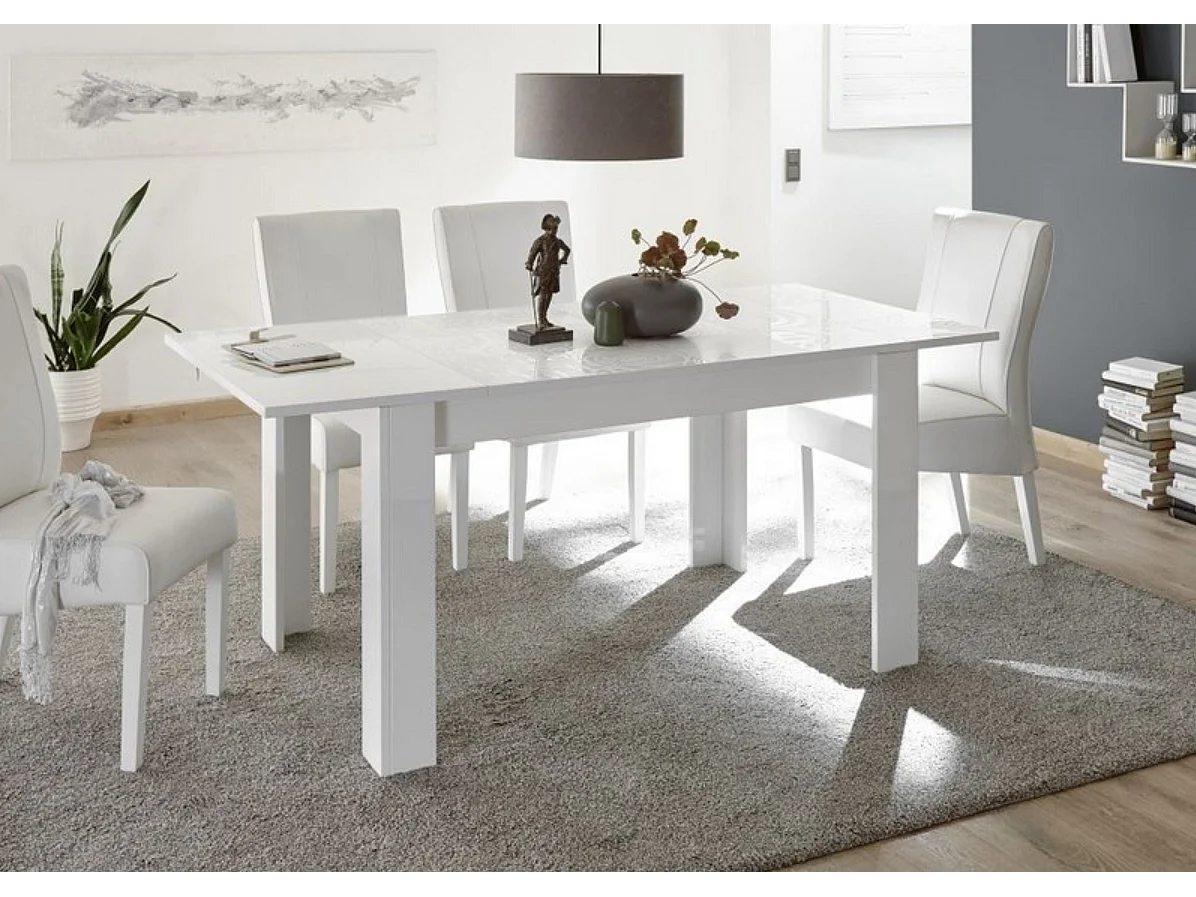 Table à manger MIREL en Blanc 180 cm