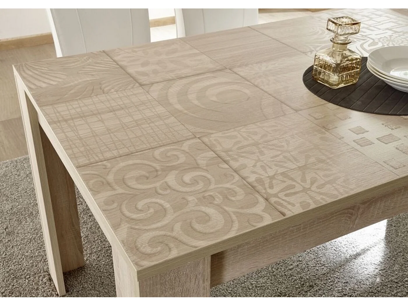 Table à manger MIREL chêne 180 cm