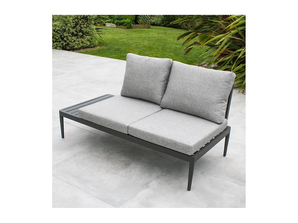 Salon de Jardin 4 Places "Ankara" 150cm Noir