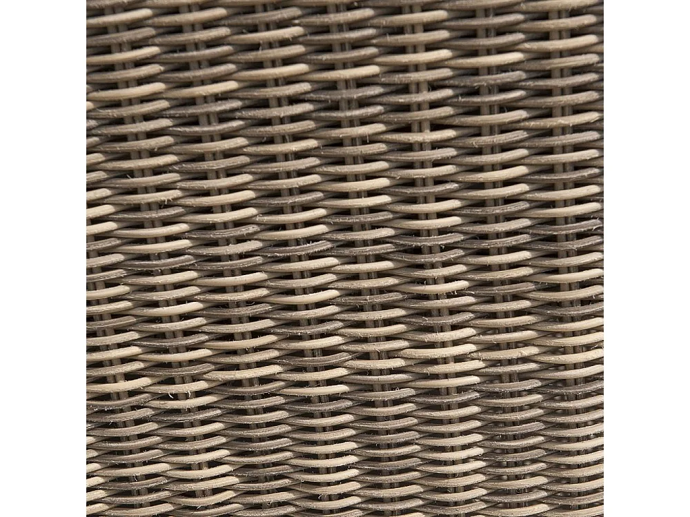 Salon de Jardin Modulable 6 Places "Montmartre" 84cm Marron