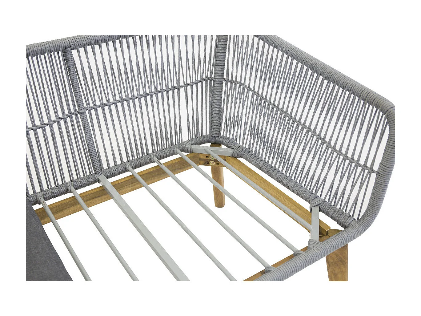 Salon de Jardin en Boi "Chania" 164cm Gri