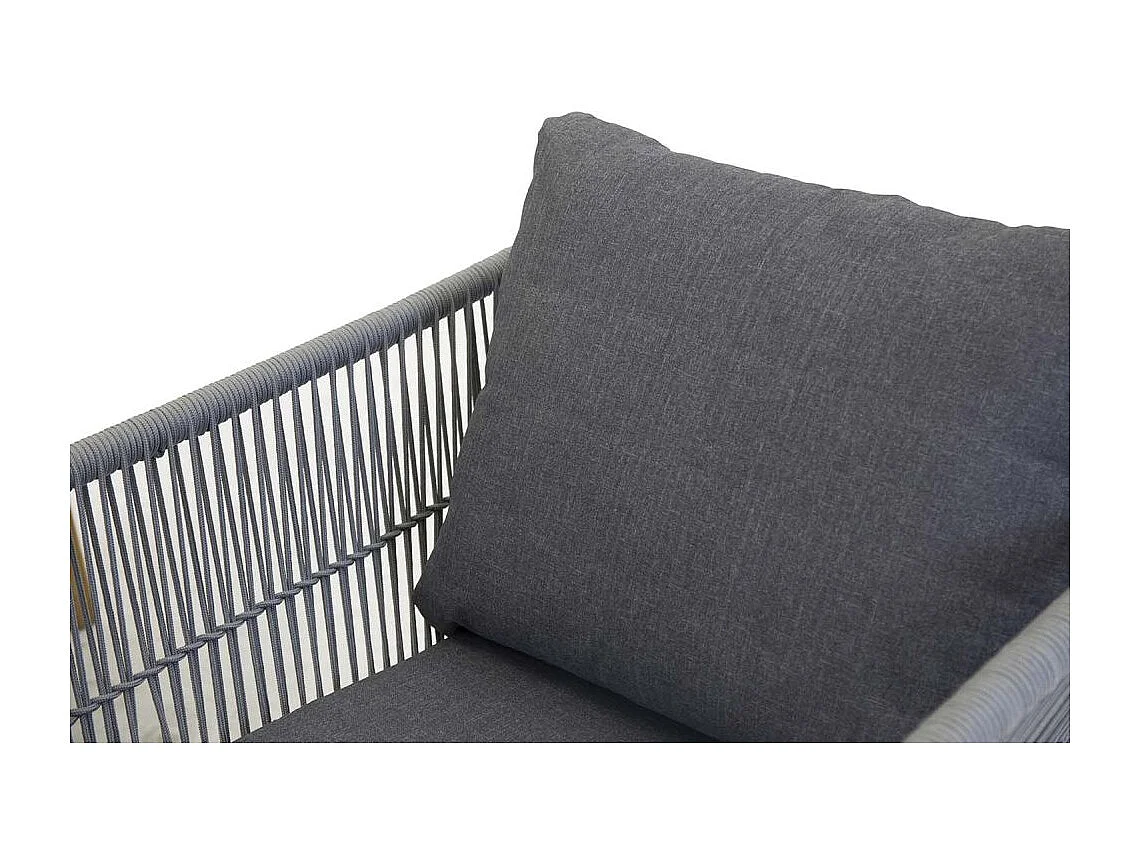 Salon de Jardin en Boi "Chania" 164cm Gri