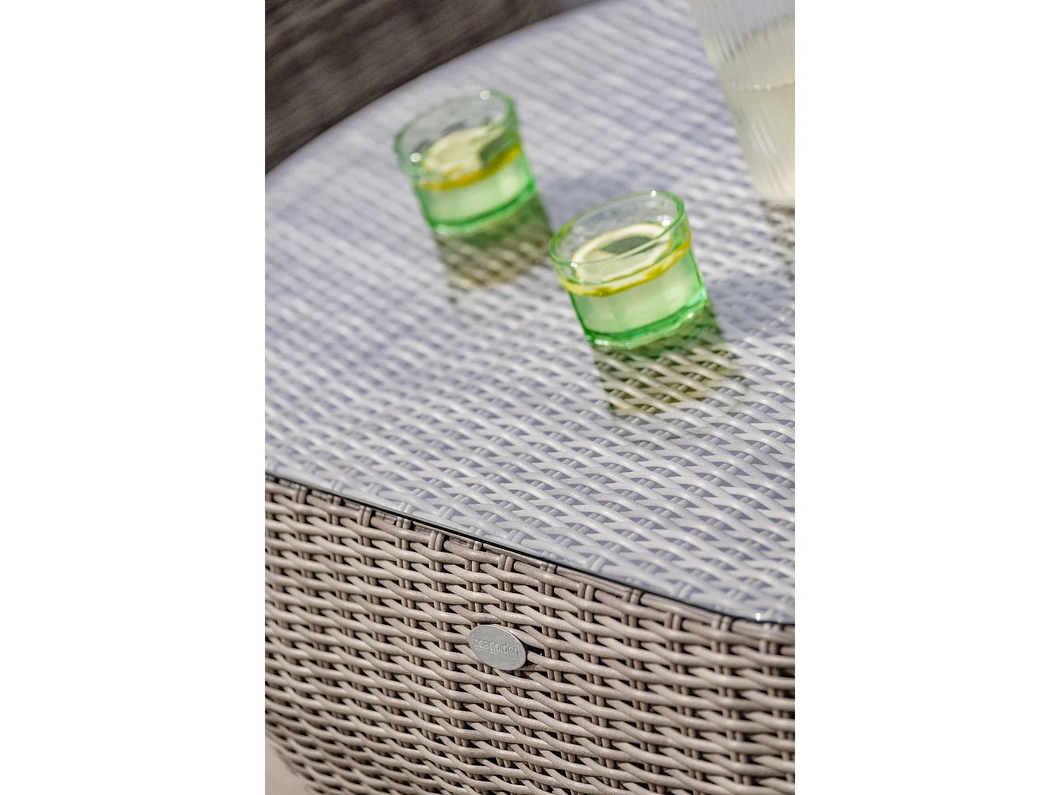 5-Sitzer-Gartenmöbel, Kunstharzgeflecht