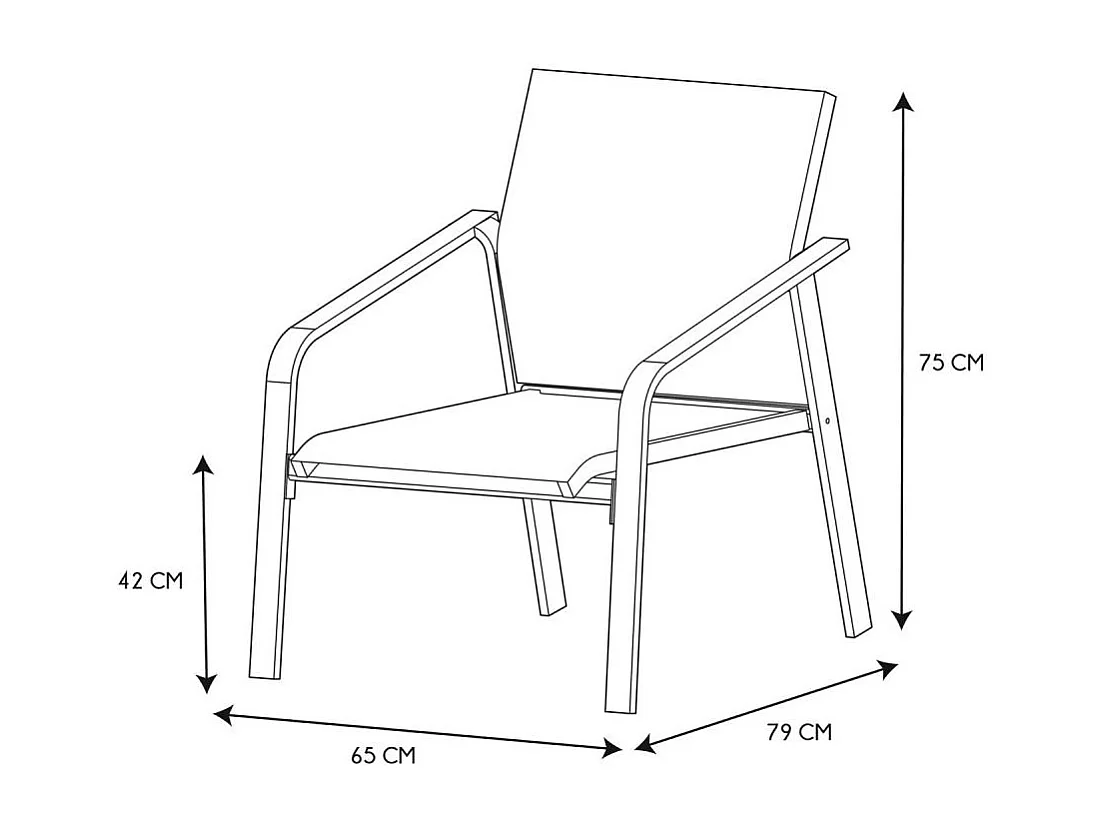 Salon De Jardin Naxos Gris Gris