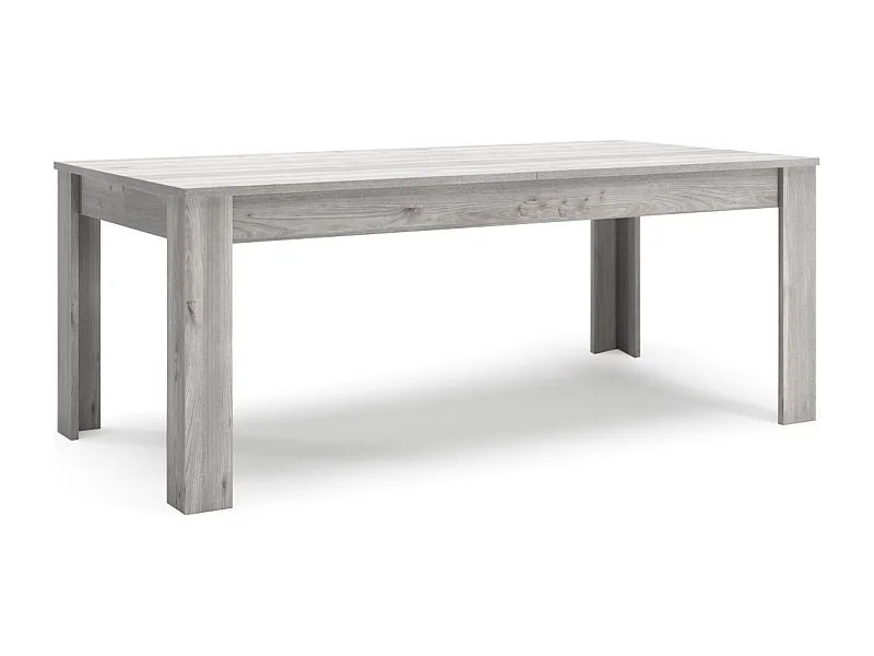 Table à manger extensible Elisa 160-210 cm chêne gris